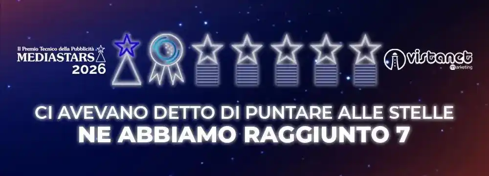 Vistanet Marketing premiata ai Mediastars 2026